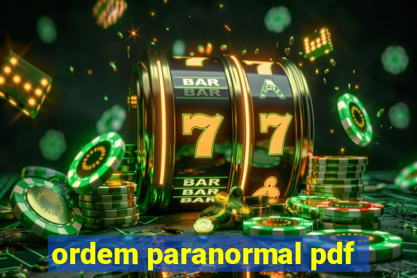 ordem paranormal pdf